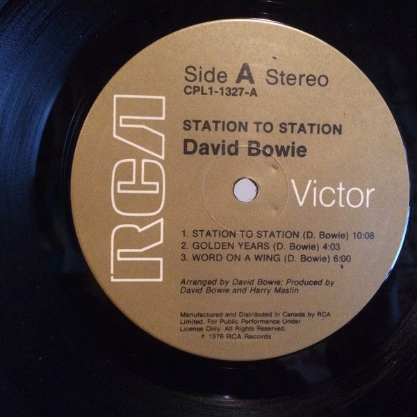 David Bowie : Station To Station (LP, Album)