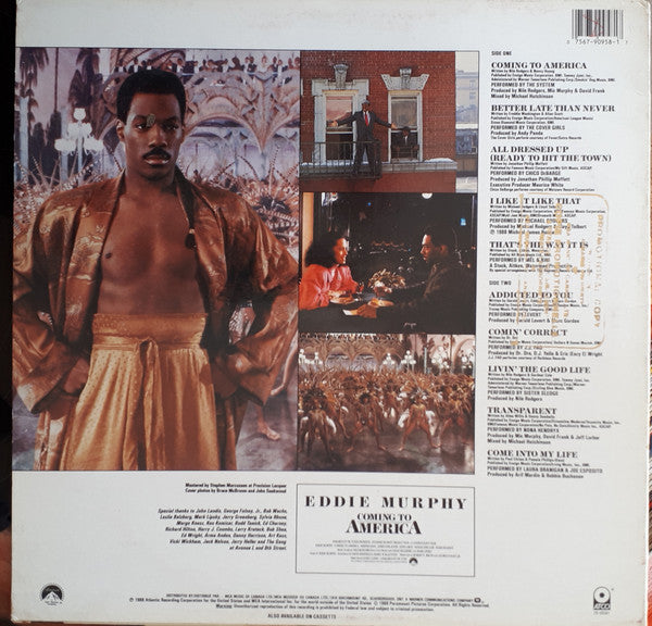 Various : Coming To America (Original Soundtrack Album) (LP, Album)