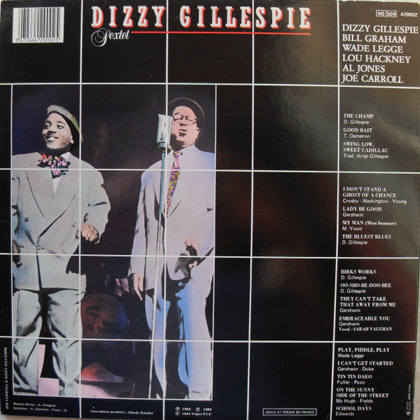 Dizzy Gillespie Sextet : The Complete Pleyel Concert (2xLP, Album, Gat)