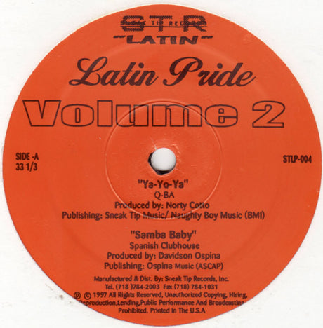 Various : Latin Pride (Volume 2) (2xLP)