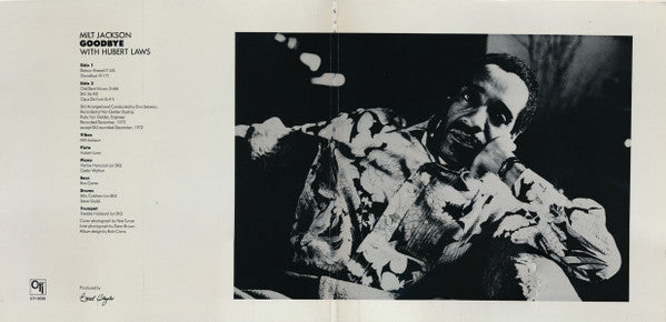 Milt Jackson With Hubert Laws : Goodbye (LP, Album, RE)