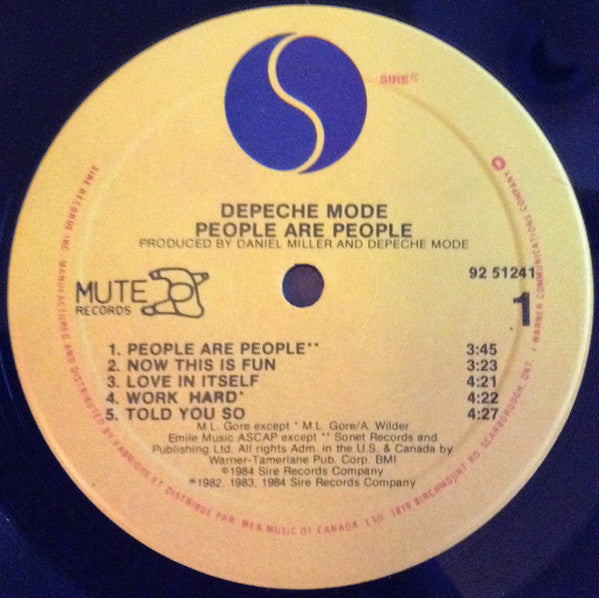 Depeche Mode : People Are People (LP, Album, Comp)