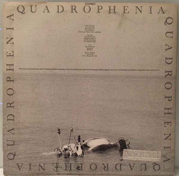 The Who : Quadrophenia (2xLP, Album, RE)