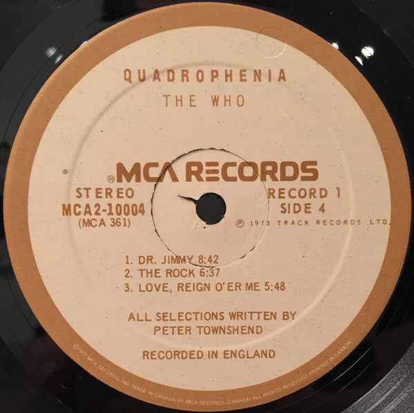 The Who : Quadrophenia (2xLP, Album, RE)