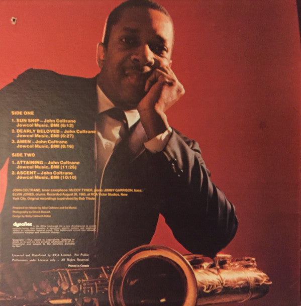 John Coltrane : Sun Ship (LP, Album, Gat)