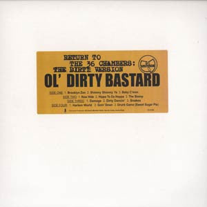 Ol' Dirty Bastard : Return To The 36 Chambers: The Dirty Version (2xLP, Album, Promo, Cle)