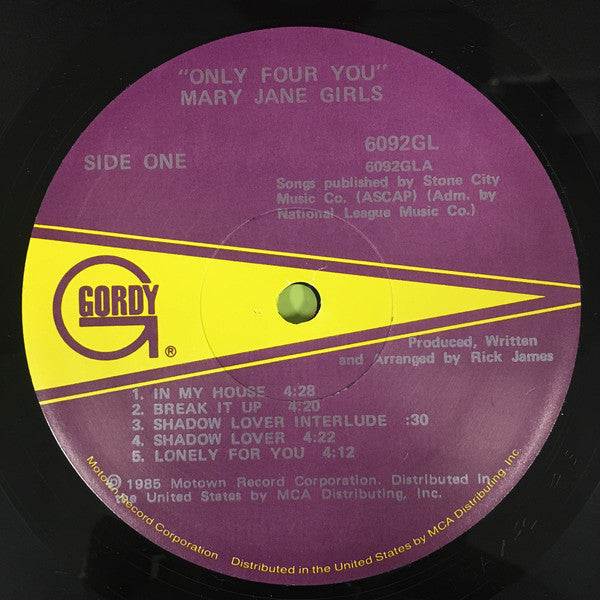 Mary Jane Girls : Only Four You (LP, Album)