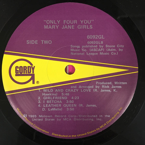 Mary Jane Girls : Only Four You (LP, Album)
