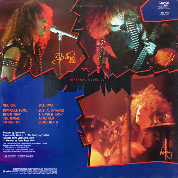 Destruction : Infernal Overkill (LP, Album)