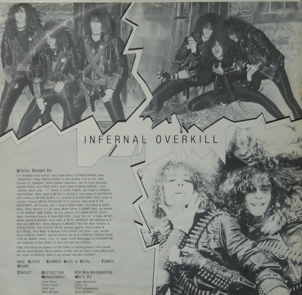 Destruction : Infernal Overkill (LP, Album)