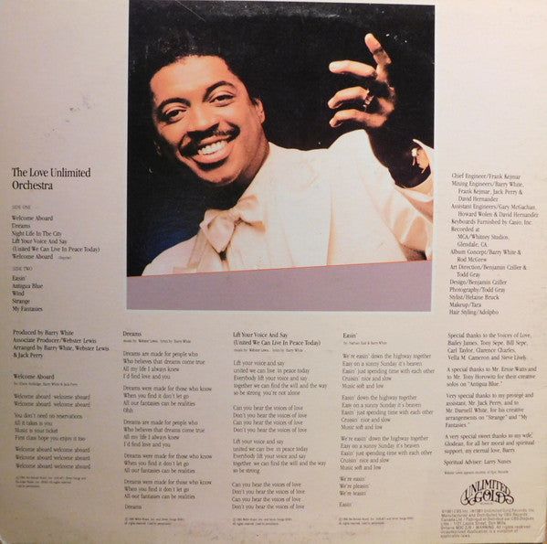 Love Unlimited Orchestra Presents Webster Lewis : Welcome Aboard (LP, Album)