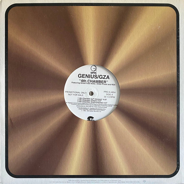 The Genius / GZA : Shadowboxin’ / 4th Chamber (12", Promo)
