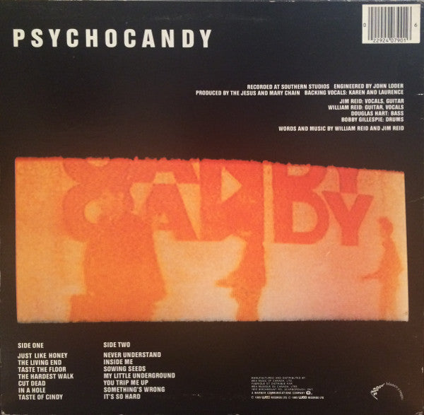 The Jesus And Mary Chain : Psychocandy (LP, Album)