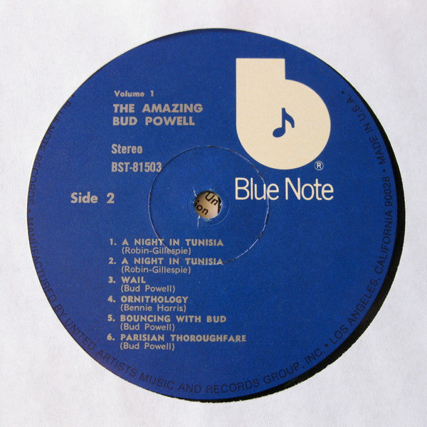 Bud Powell : The Amazing Bud Powell, Volume 1 (LP, Album, RE, RM)