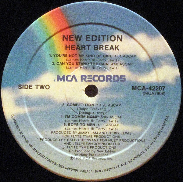 New Edition : Heart Break (LP, Album)