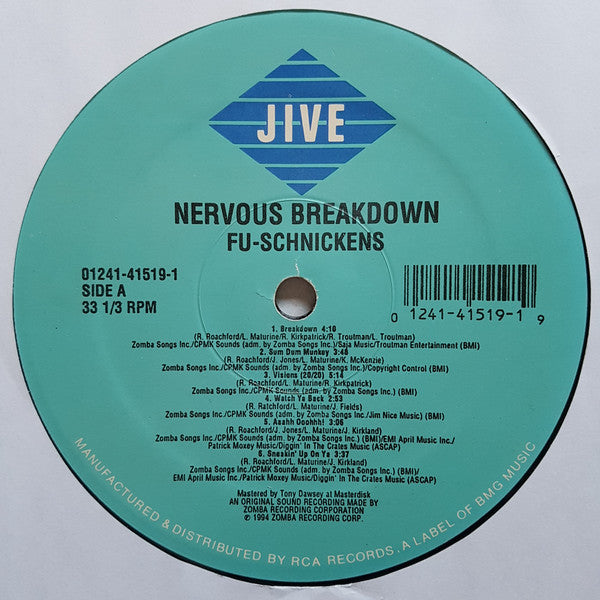 Fu-Schnickens : Nervous Breakdown (LP, Album)