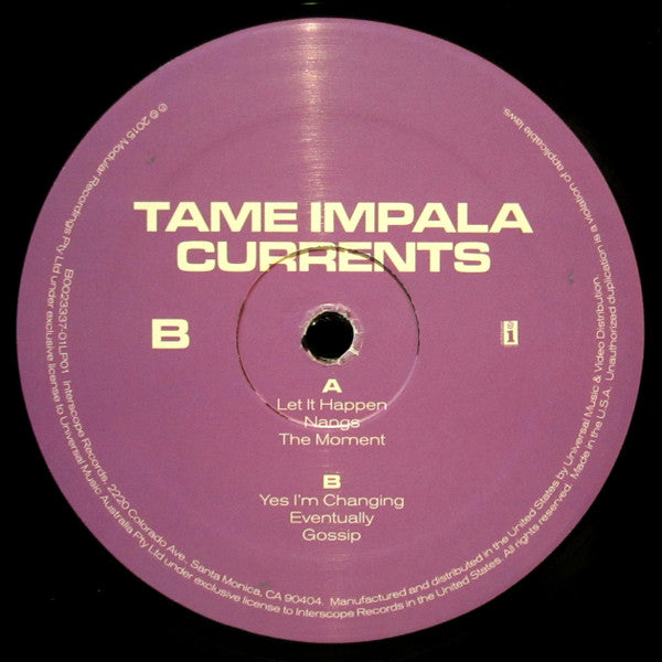Tame Impala : Currents (2xLP, Album)