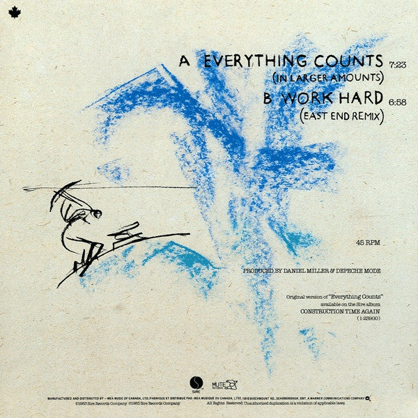 Depeche Mode : Everything Counts (In Larger Amounts) (12", Maxi)