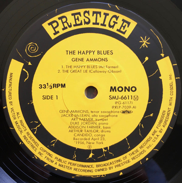 Gene Ammons : Hi Fidelity Jam Session (LP, Album, Mono, RE)