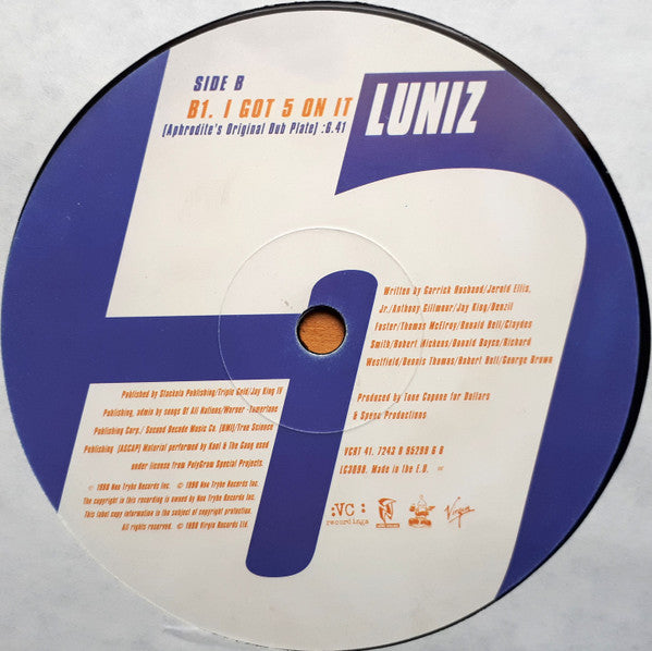 Luniz : I Got 5 On It (Urban Takeover Remix) (12")