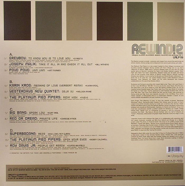 Various : Rewind! 2 (2xLP, Comp)