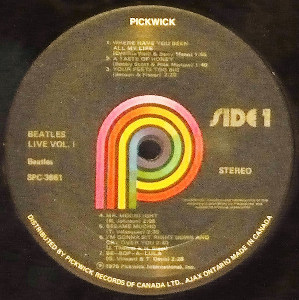 The Beatles : 1st Live Recordings (Volume One) (LP)