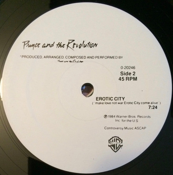 Prince And The Revolution : Let's Go Crazy (Special Dance Mix) (12", Maxi, M/Print)