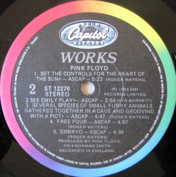 Pink Floyd : Works (LP, Comp)