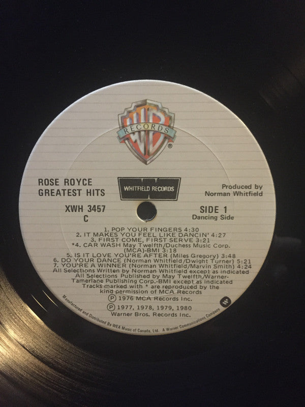 Rose Royce : Greatest Hits (LP, Comp)