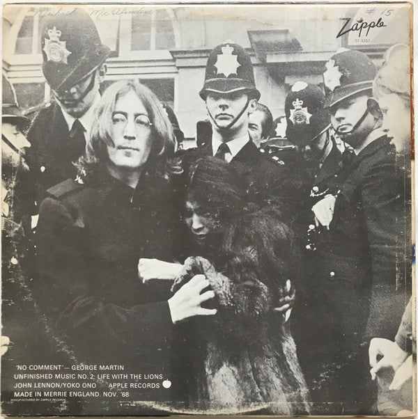 John Lennon & Yoko Ono : Unfinished Music No. 2: Life With The Lions (LP, Album)