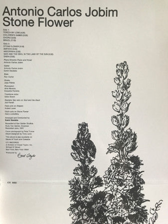 Antonio Carlos Jobim : Stone Flower (LP, Album, RE, Gat)