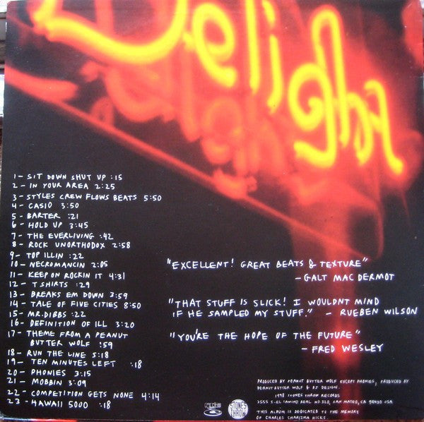 Peanut Butter Wolf : My Vinyl Weighs A Ton (3xLP, Album, Ltd)