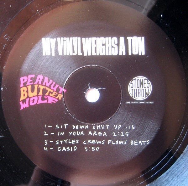 Peanut Butter Wolf : My Vinyl Weighs A Ton (3xLP, Album, Ltd)