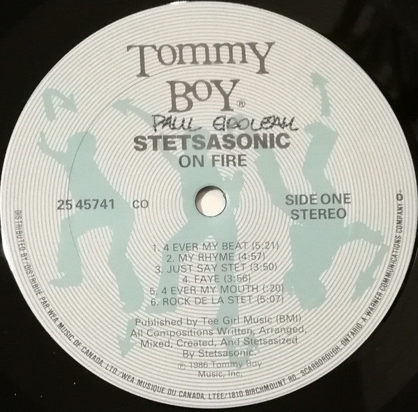 Stetsasonic : On Fire (LP, Album)