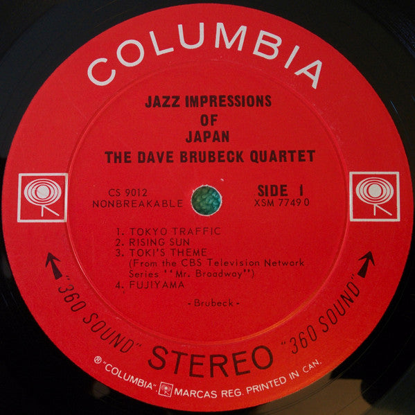The Dave Brubeck Quartet : Jazz Impressions Of Japan (LP, Album)