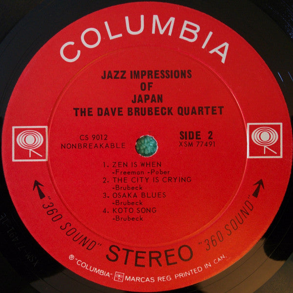 The Dave Brubeck Quartet : Jazz Impressions Of Japan (LP, Album)