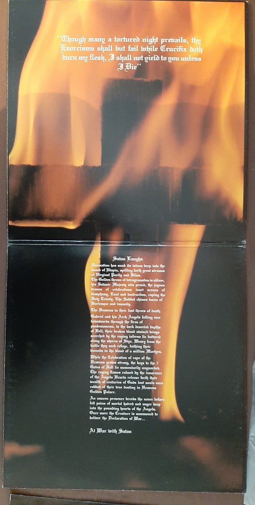 Venom (8) : At War With Satan (LP, Album, Gat)