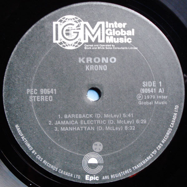 Krono (2) : Krono (LP, Album)