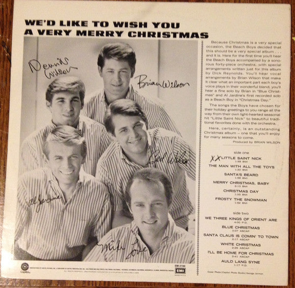 The Beach Boys : The Beach Boys' Christmas Album (LP, Album, RE, Jac)