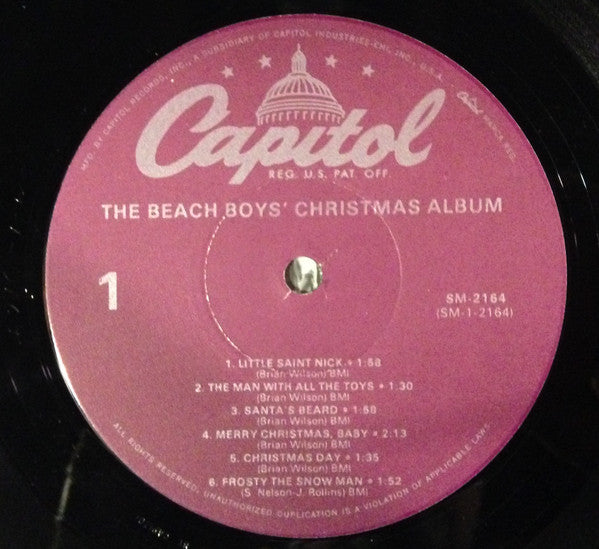 The Beach Boys : The Beach Boys' Christmas Album (LP, Album, RE, Jac)