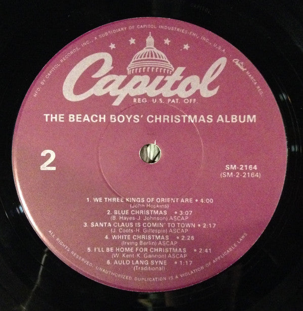 The Beach Boys : The Beach Boys' Christmas Album (LP, Album, RE, Jac)