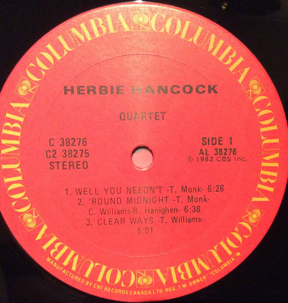 Herbie Hancock : Quartet (2xLP, Album)