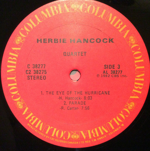 Herbie Hancock : Quartet (2xLP, Album)