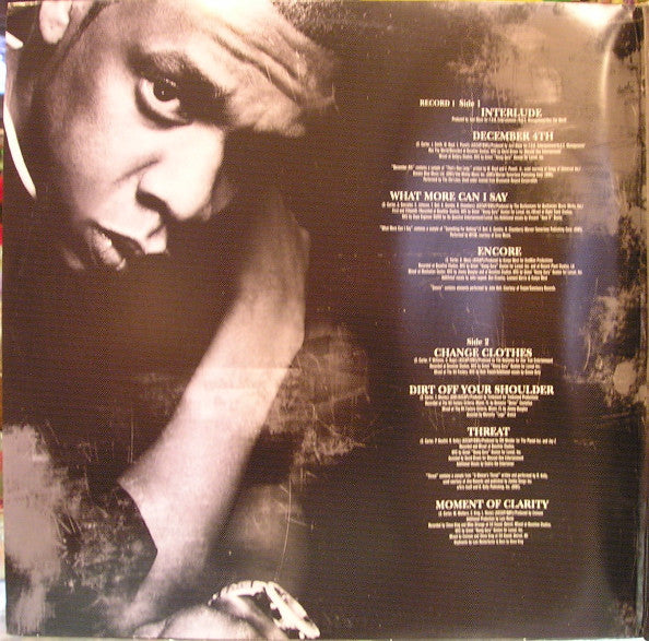 Jay-Z : The Black Album (Acappella) (2xLP, Album, Promo)