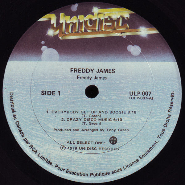 Freddie James : Get Up And Boogie (LP, Album)