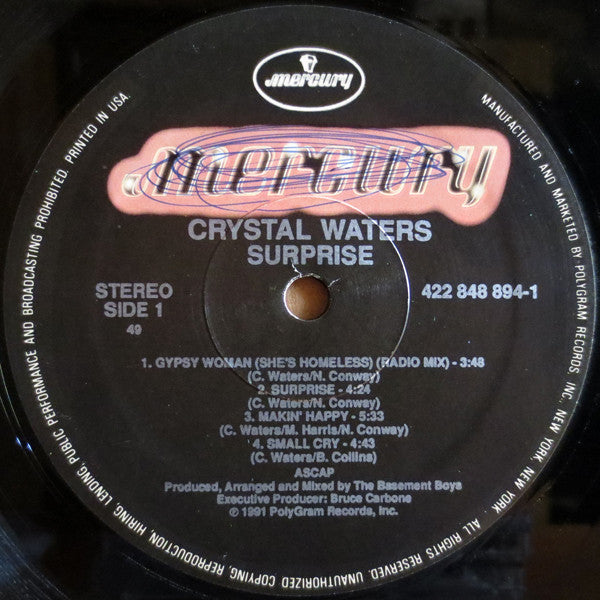 Crystal Waters : Surprise (LP, Album)