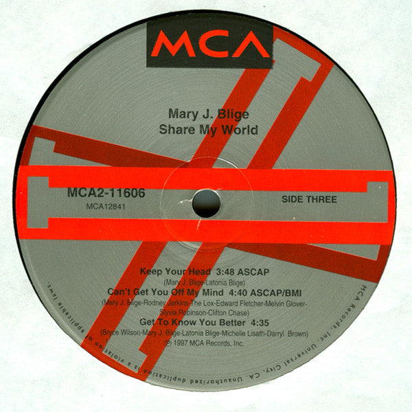 Mary J. Blige : Share My World (2xLP, Album)