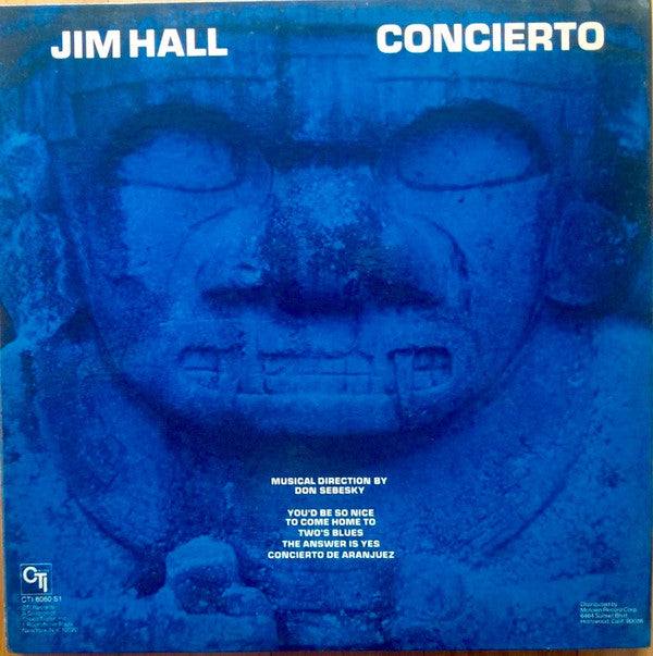 Jim Hall : Concierto (LP, Album, Gat)