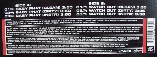 De La Soul : Baby Phat (12")