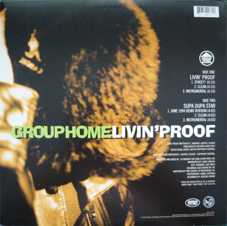 Group Home : Livin' Proof (12")